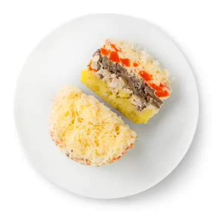 Изображение товара Салат с курицей и грибами 180г