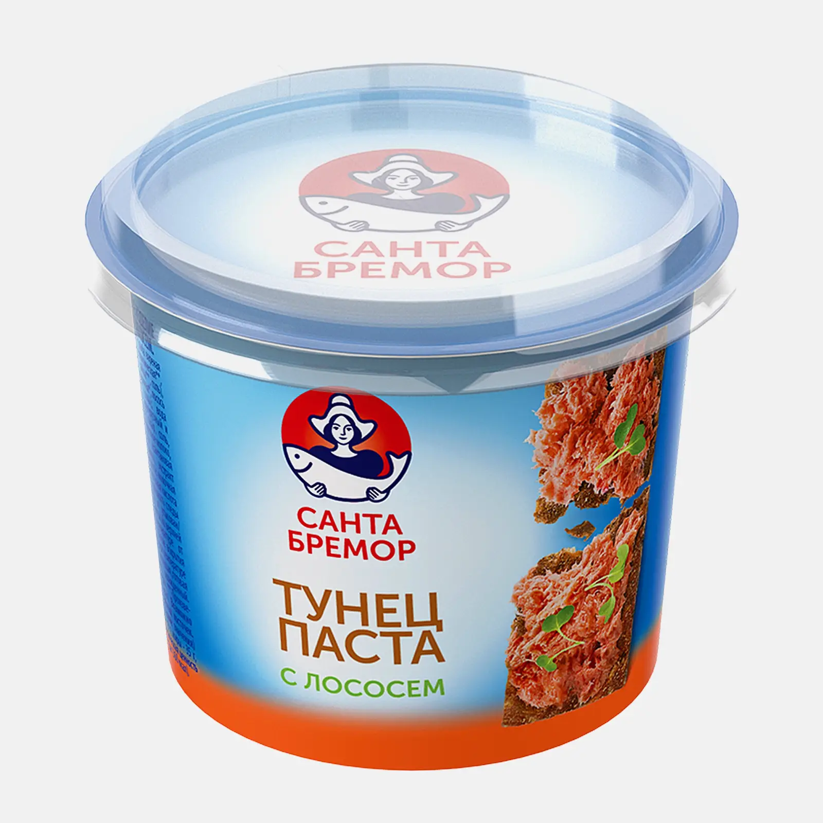 Изображение товара Паста Санта Бремор тунец лосось 140г - вкусное блюдо для салатов и закусок
