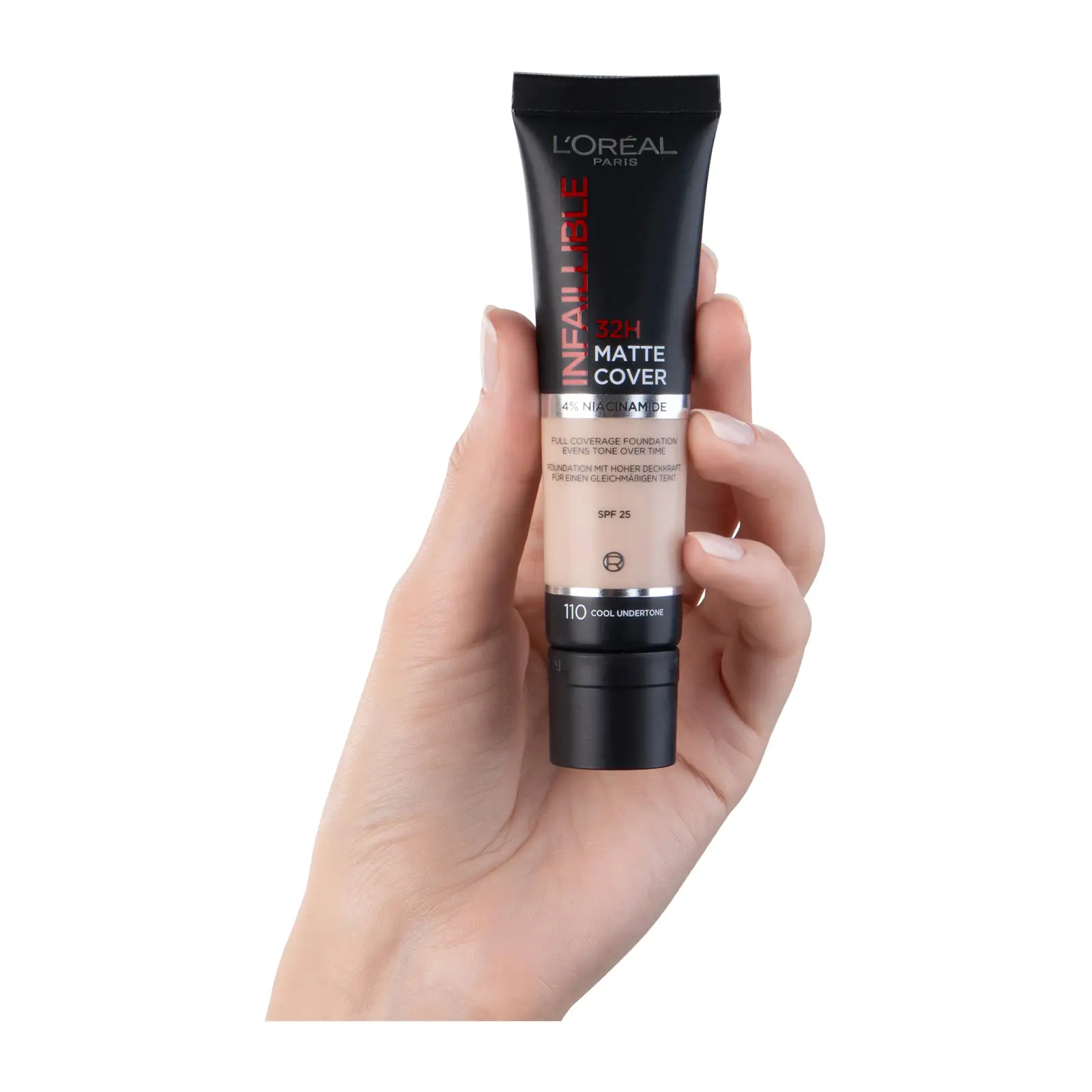 Тональный крем L’Oréal Paris Infaillible ультраматирующий стойкий 32ч Матовое покрытие тон 110
