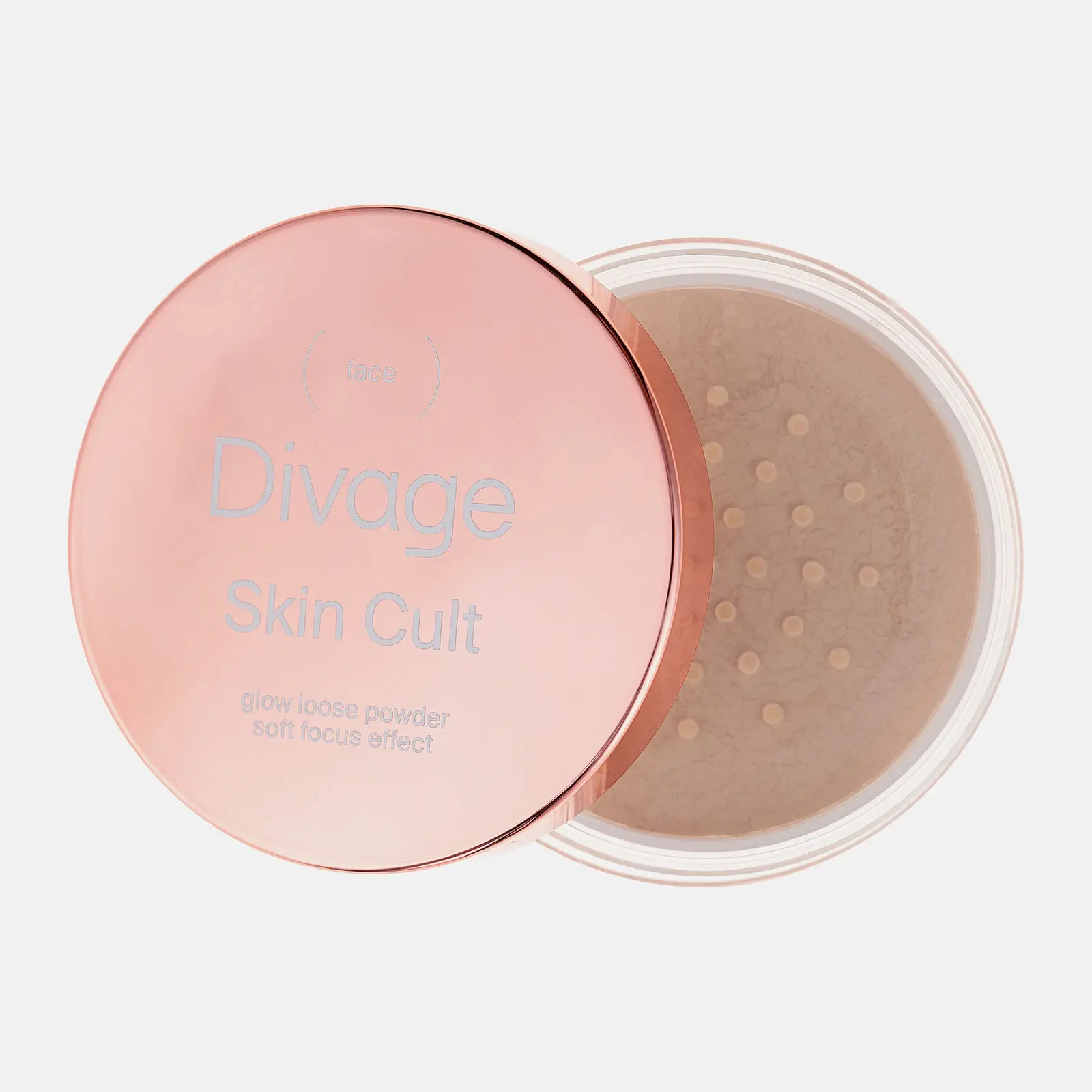 Рассыпчатая пудра для лица Skin Cult Glow Loose Powder Divage