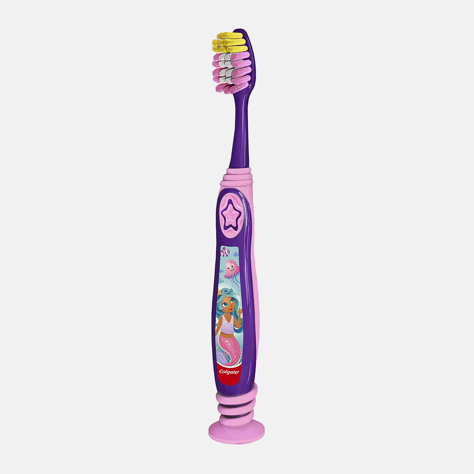 Зубная щётка Colgate Barbie StarSmile детская 5+ супермягкая 28г - фото 9