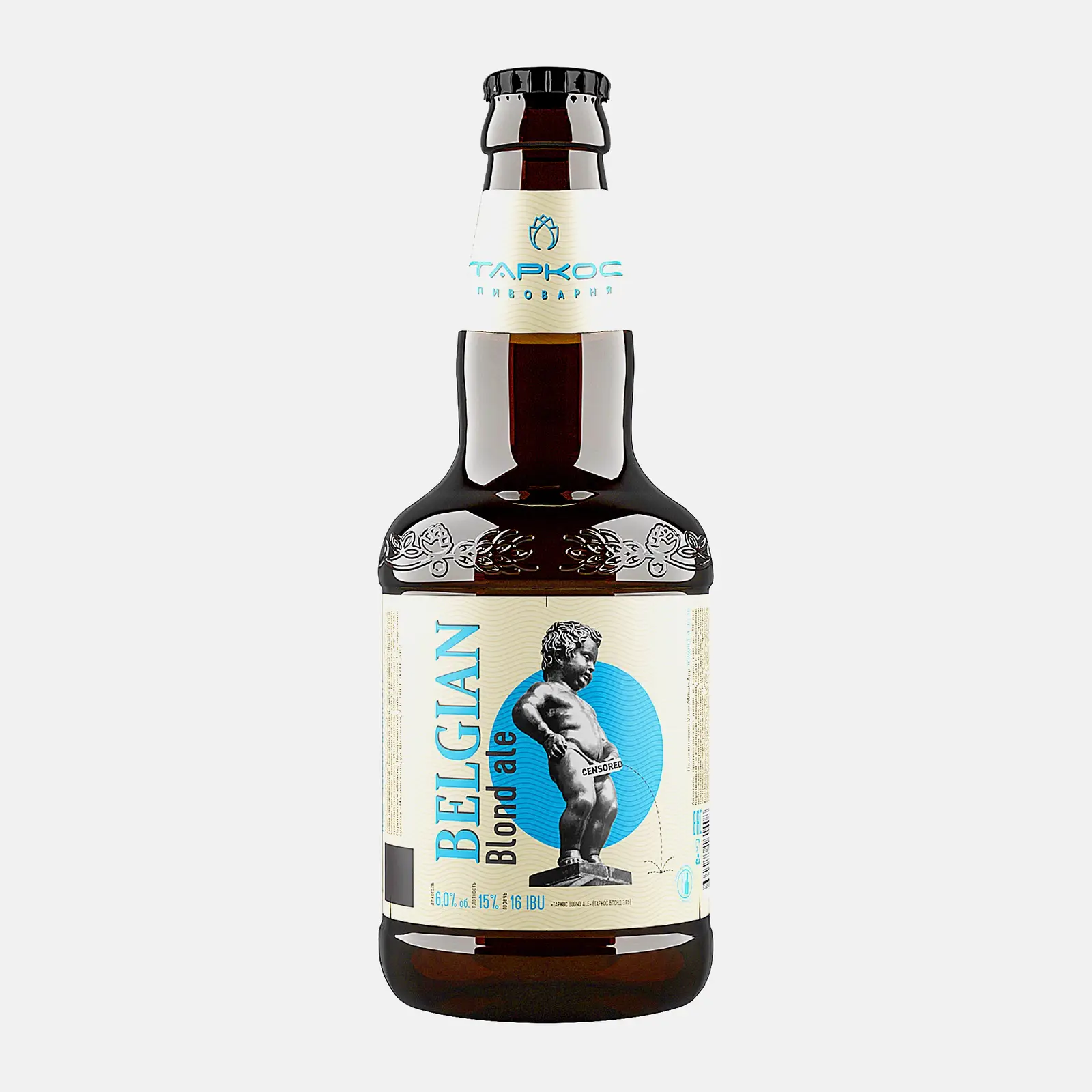 Изображение товара Пиво Таркос Blond Ale светлое нефильтрованное 6% 450мл