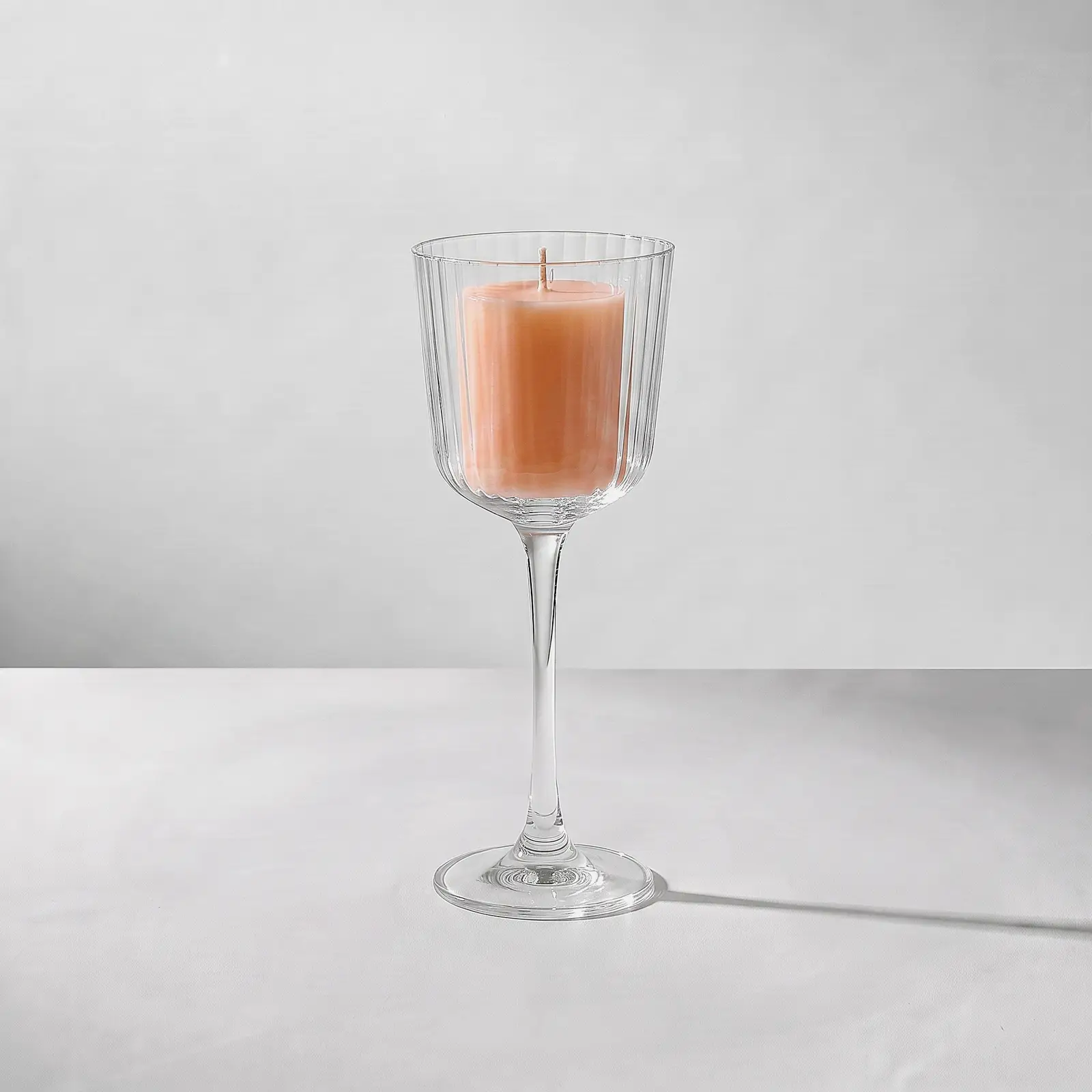Подсвечник на ножке стеклянный Bohemia Royal Kuchen 22.5см