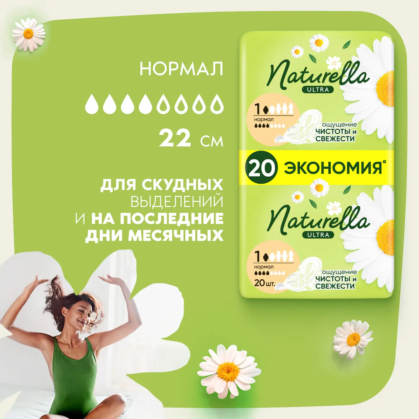 Прокладки Naturella Ultra Normal 20шт