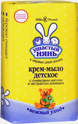 Крем-мыло Ушастый нянь с экстрактом ромашки 90г