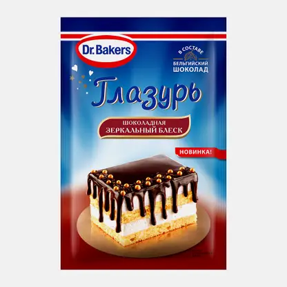 Глазурь Dr.Bakers шоколадная 100г