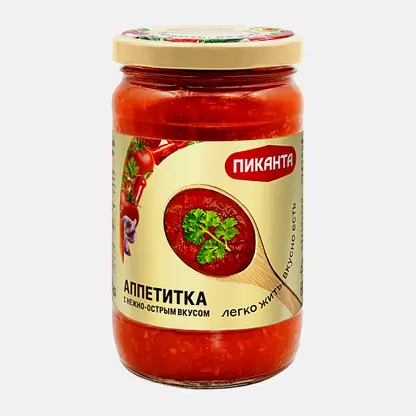 Закуска Пиканта Аппетитка с нежно-острым вкусом 360г