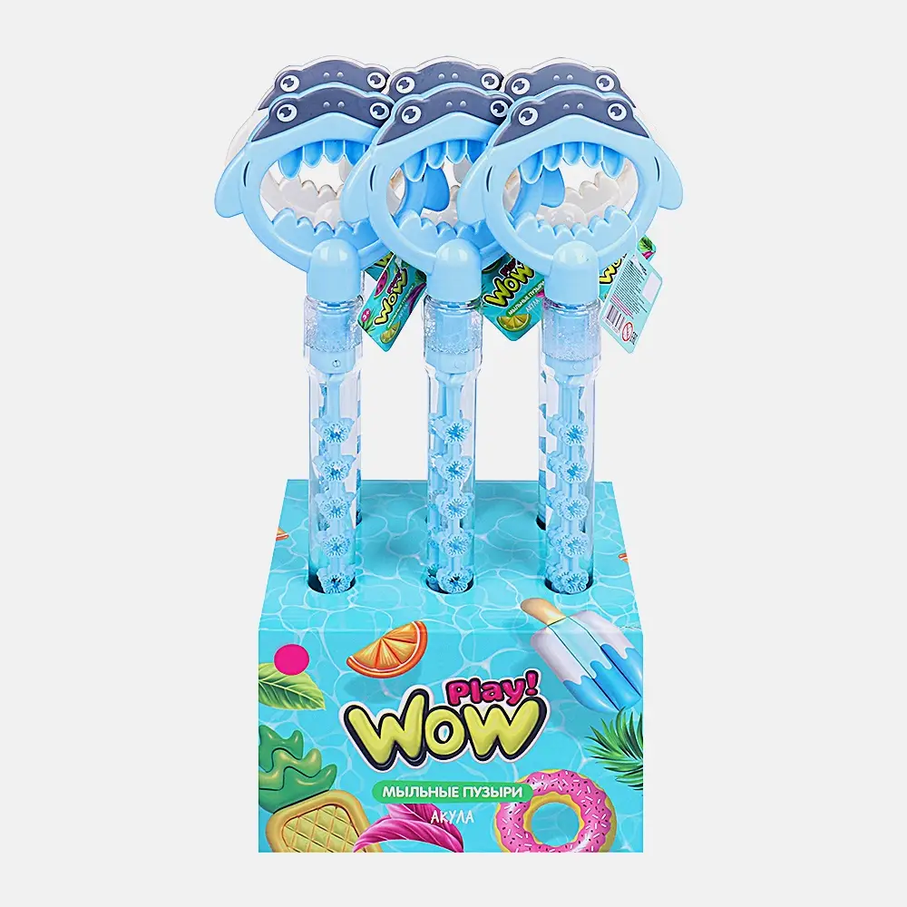 Игровые мыльные пузыри акула WowPlay! 145мл в ассортименте - фото 4
