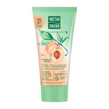 Изображение товара Очищающий скраб для лица Чистая линия 50мл