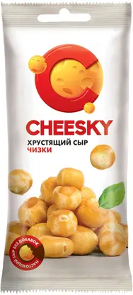 Изображение товара Копченый сыр Cheesky Хрустящий 22г натуральный со вкусом ольхи
