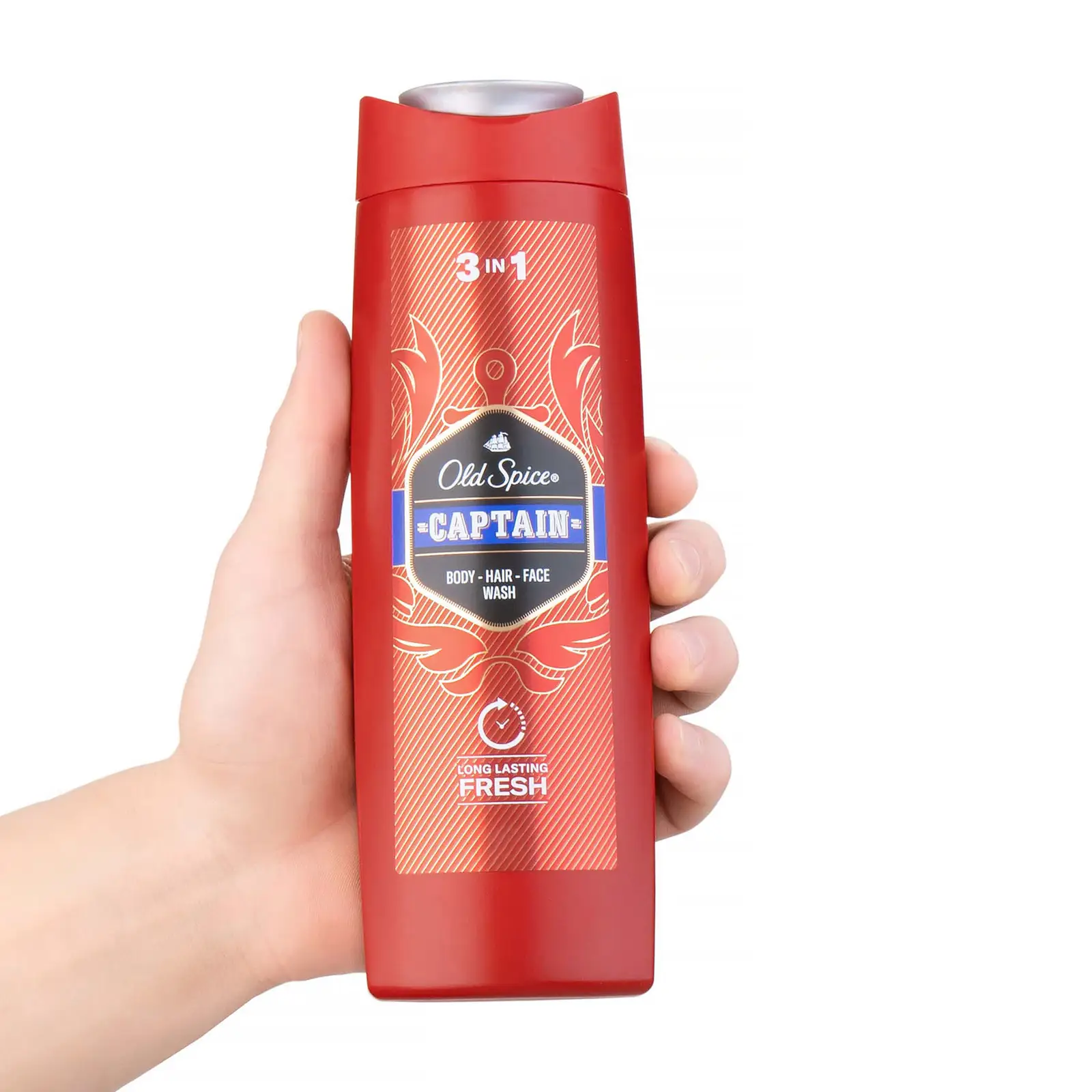 Гель для душа и шампунь Old Spice Captain 3в1 400мл