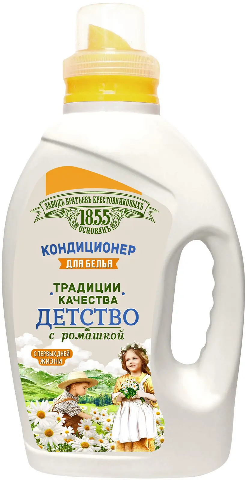 Кондиционер для белья Завод Братьевъ Крестовниковыхъ Детский с ромашкой 1.2л