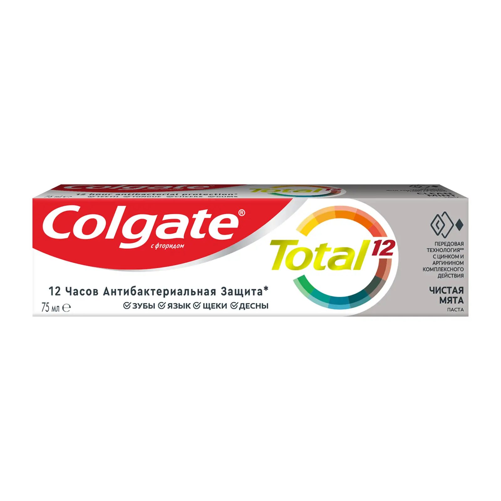 Зубная паста Colgate Total 12 Чистая мята 75мл