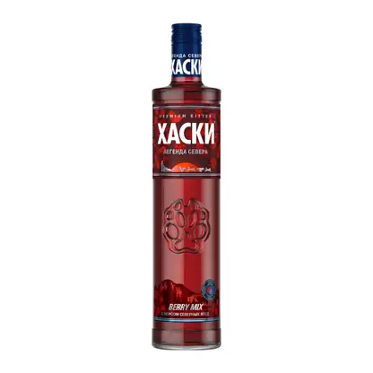 Настойка Хаски Berry Mix ягодный микс горькая 35% 500мл