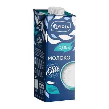 Изображение товара Молоко Viola питьевое Uht обезжиренное ультравысокотемпературнообработанное 0.05% 971мл