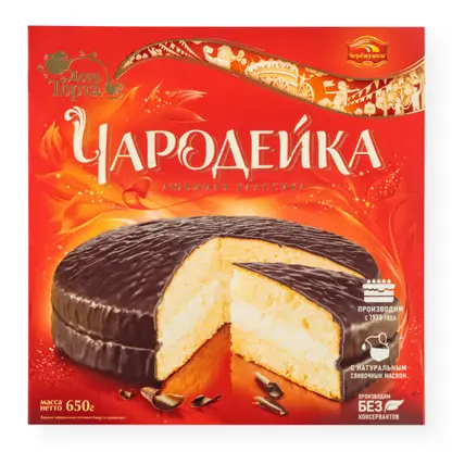 Изображение товара Торт Чародейка Черемушки 650г