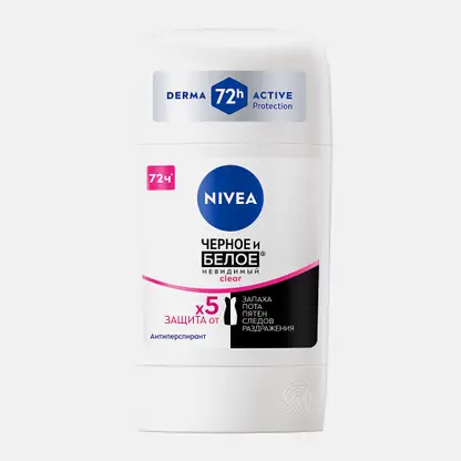 Антиперспирант Черное и белое женский NIVEA 50мл