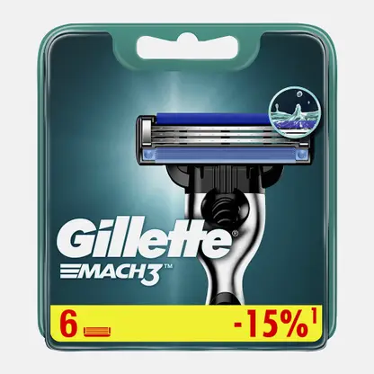 Кассеты для бритья Gillette Mach3 6шт