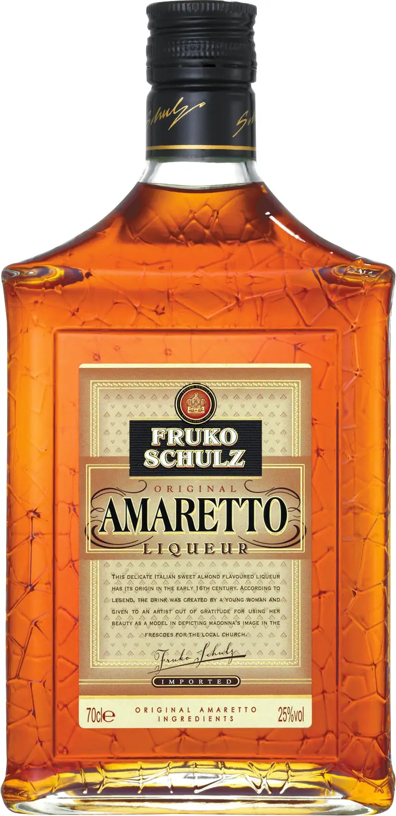 Ликер Amaretto Fruko Schulz 25% 700мл — в каталоге на сайте сети Магнит |  Краснодар