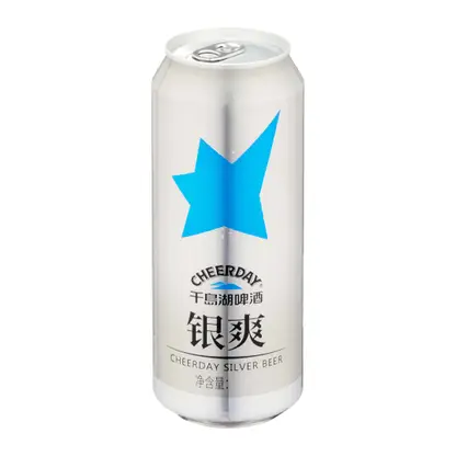 Пиво Cheerday Silver светлое фильтрованное пастеризованное 3.6% 500мл