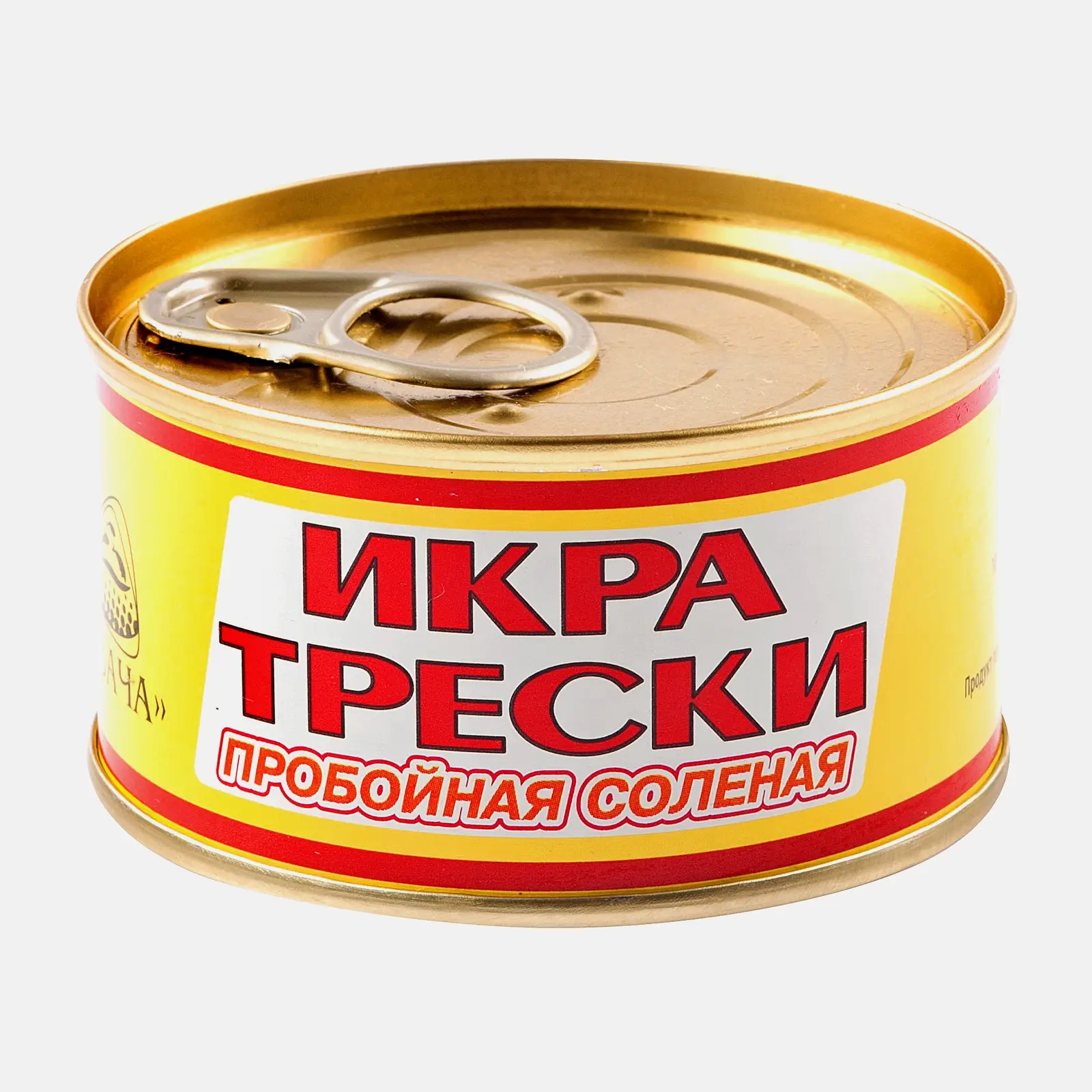 Изображение товара Икра трески пробойная соленая паста 130г в жестяной банке