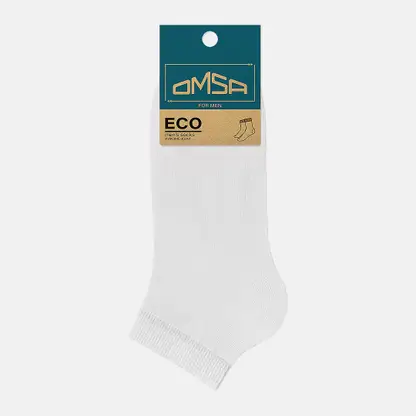 Носки мужские Omsa Eco укороченные белые р.27-29 (41-44) 402