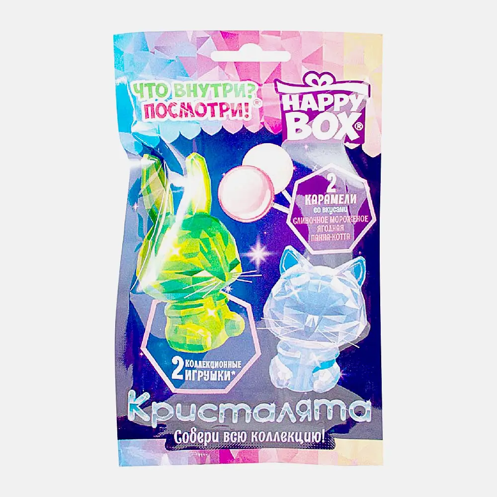 Карамель Happy Box Кристалята с игрушкой 20г - фото 2