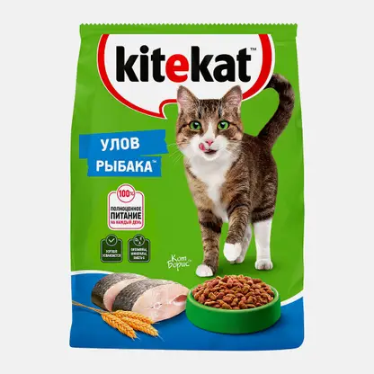 Сухой корм для кошек Улов рыбака Kitekat 1.3кг