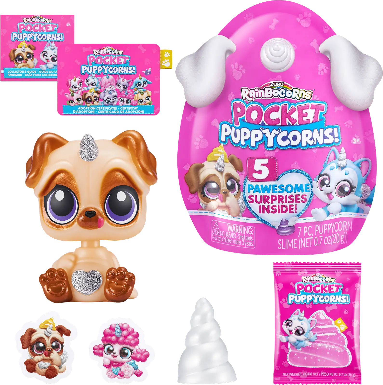 Игрушка Zuru RainBocoRns Puppycorn плюш в яйце 59г 15.5*5.5*13см