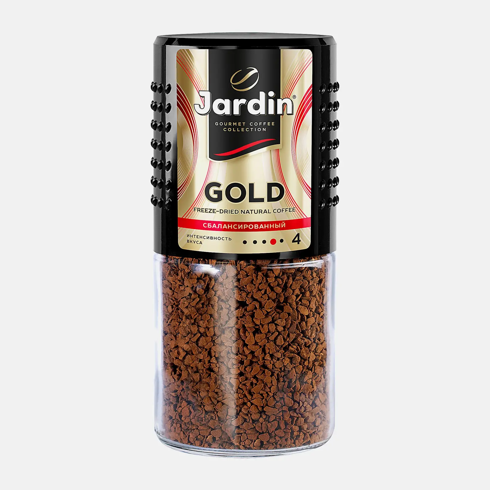 Изображение товара Кофе растворимый Jardin Gold 190г сублимированный в стеклянной банке