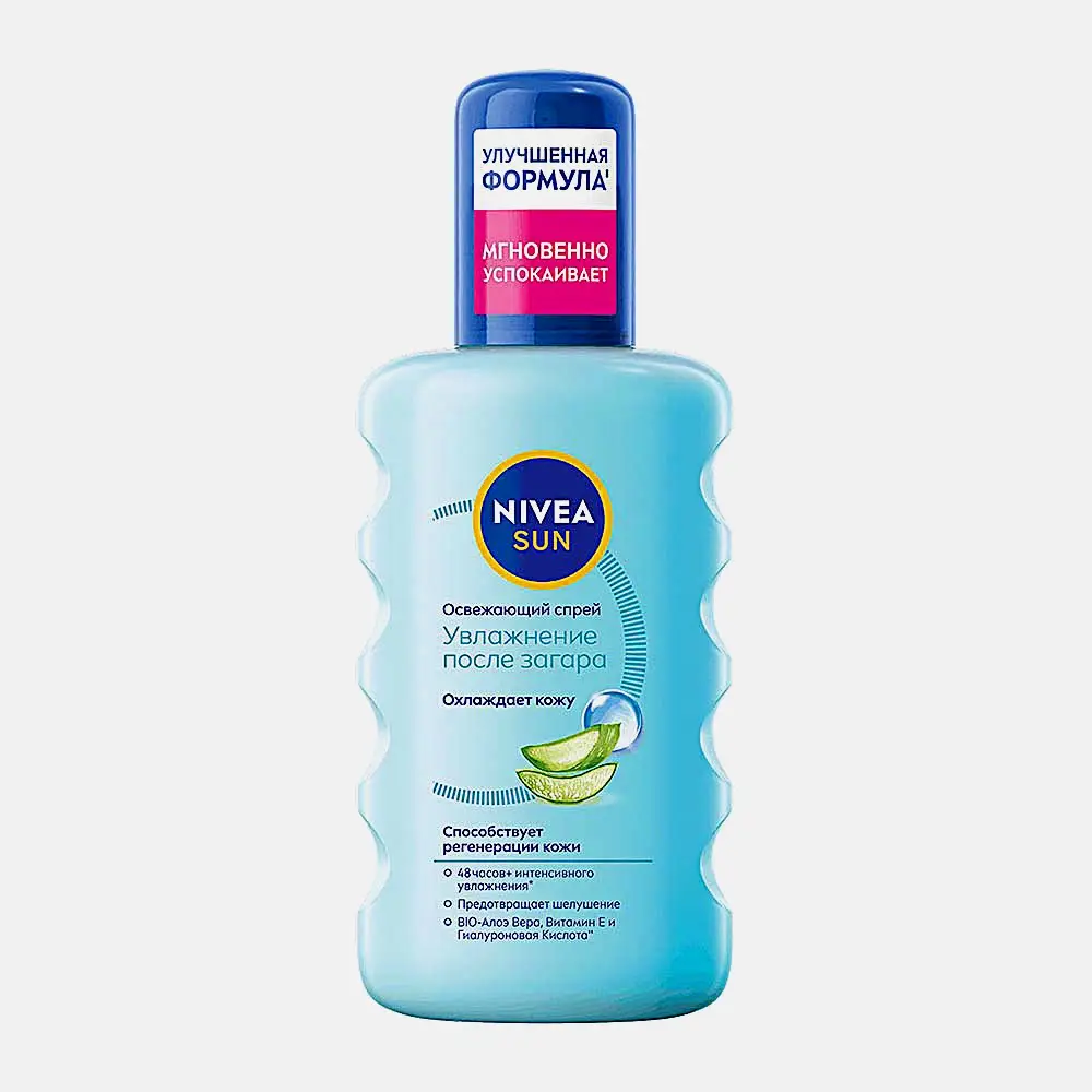 Освежающий спрей для тела после загара с алоэ вера NIVEA Sun 200мл