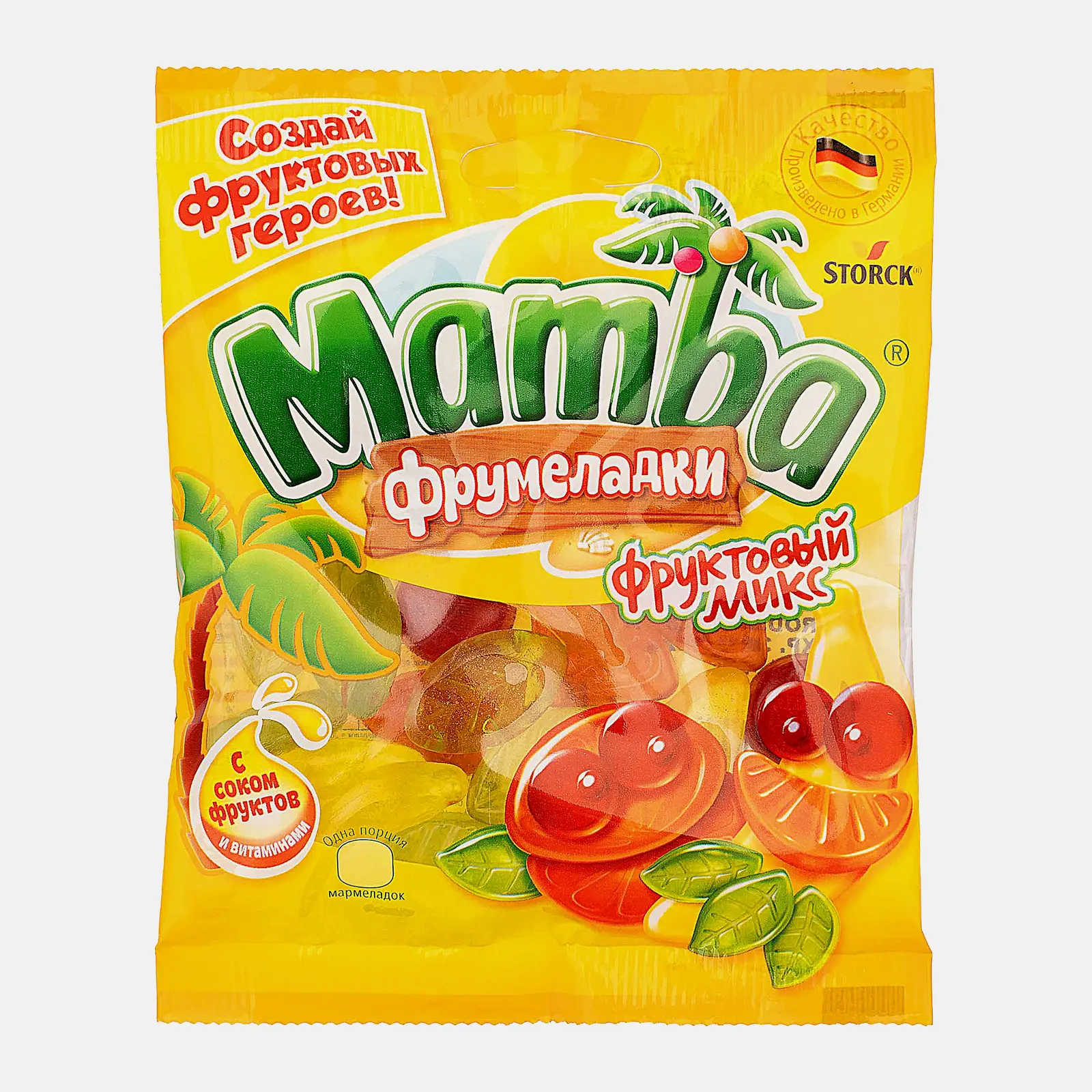 Мармелад Фрумеладки фруктовый микс Mamba 72г Мармелад Фрумеладки фруктовый микс Mamba 72г