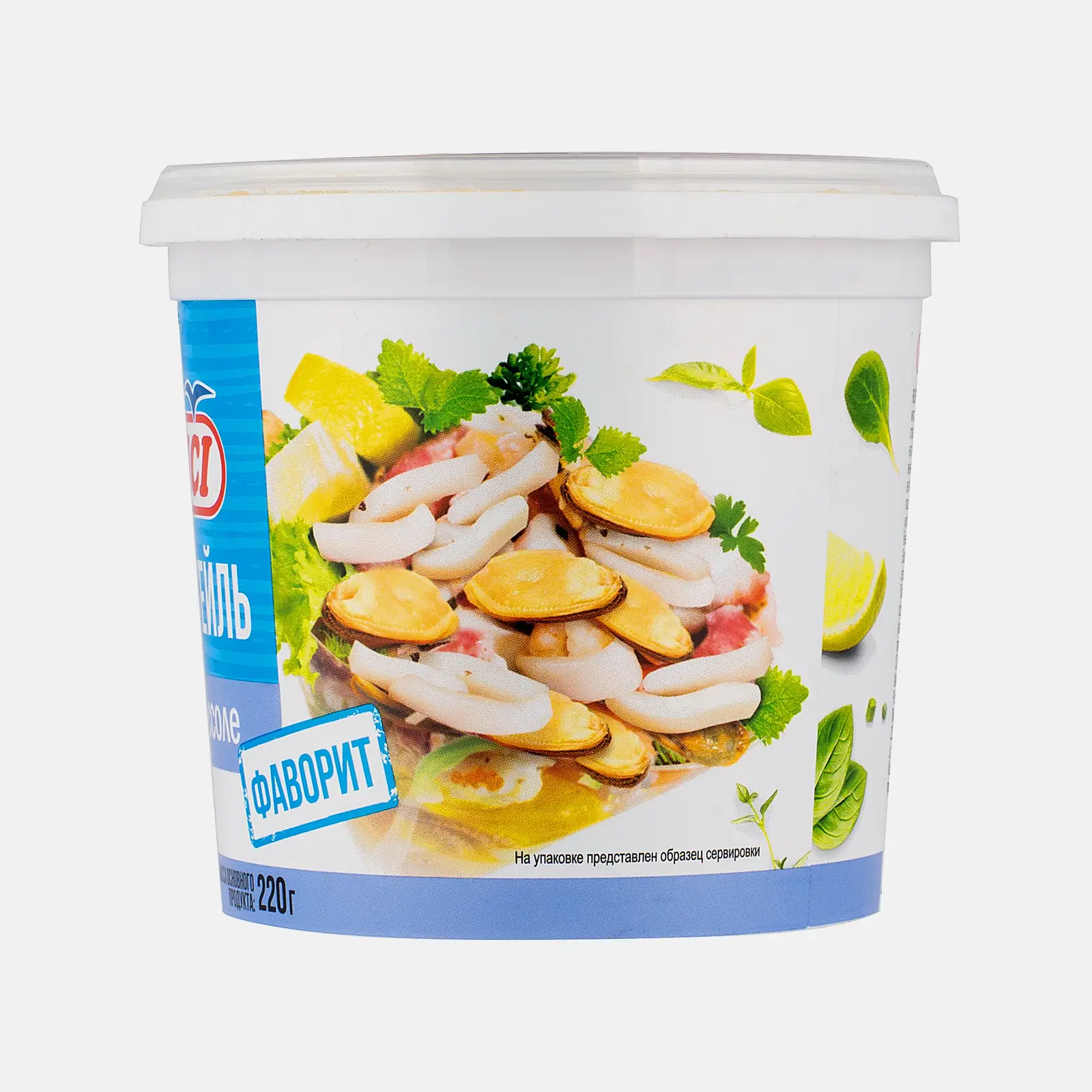 Коктейль из морепродуктов Vici Фаворит в рассоле 400г - фото 4