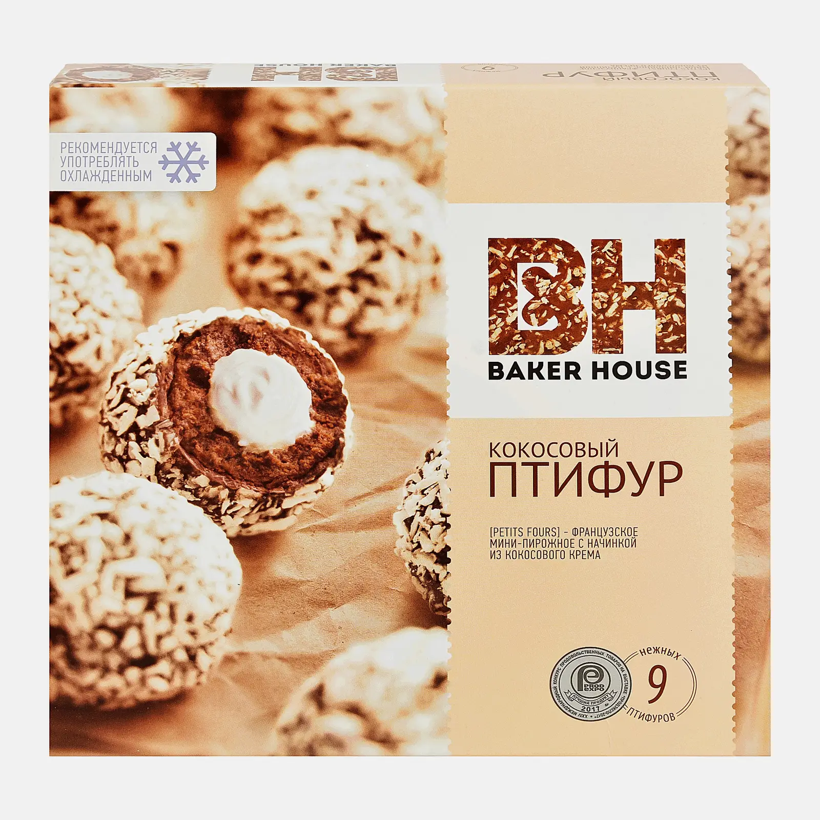 Изображение товара Пирожное с кокосовым кремом Baker House 225г