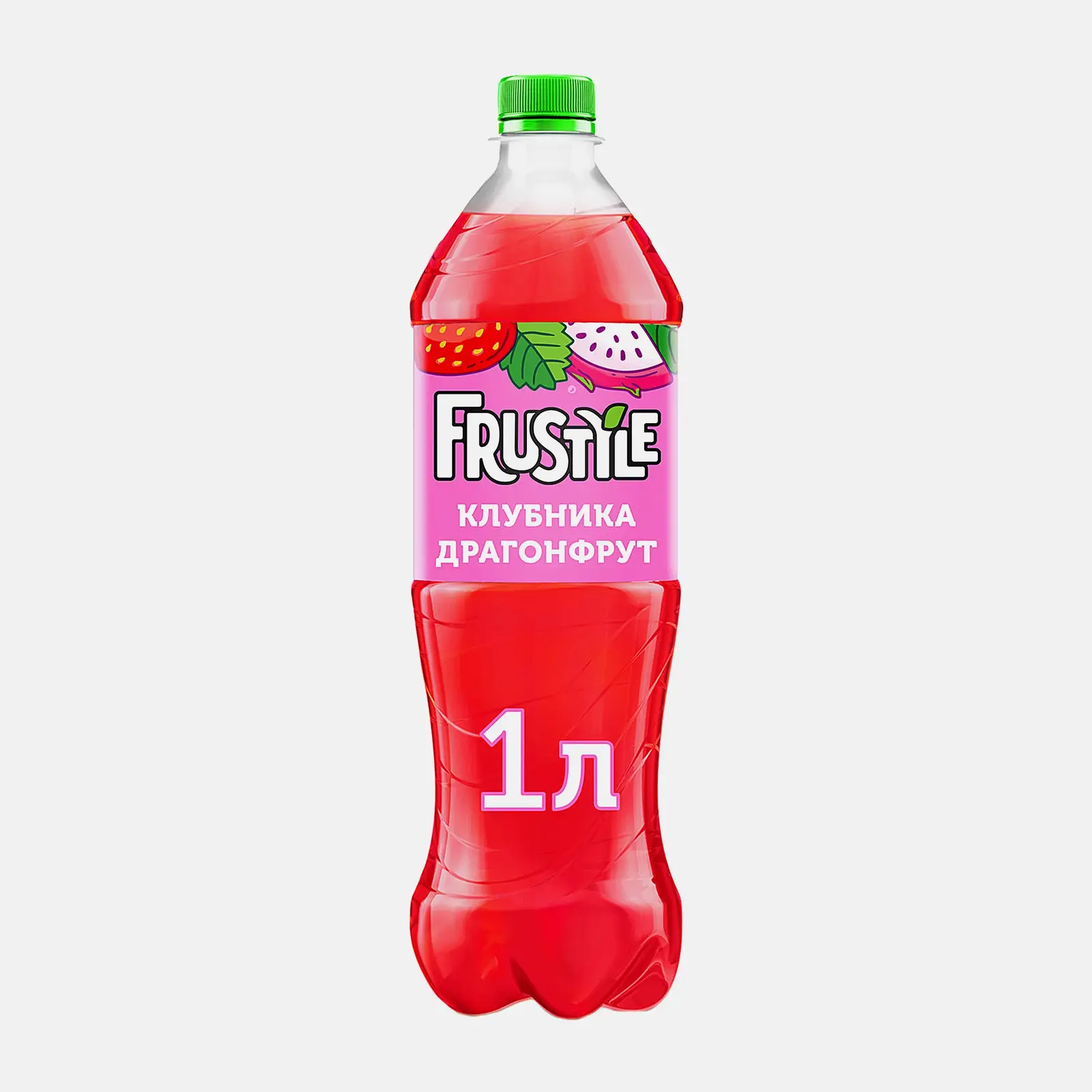 Напиток Frustyle Клубника Драгонфрут безалкогольный 1л