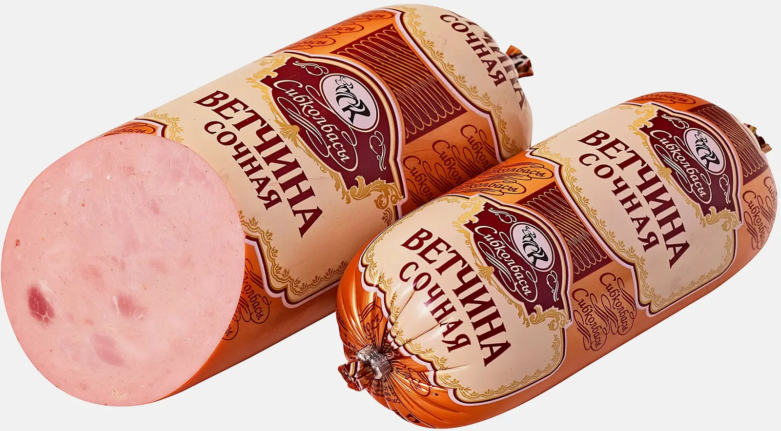 Ветчина Сибирские колбасы Сочная 600г