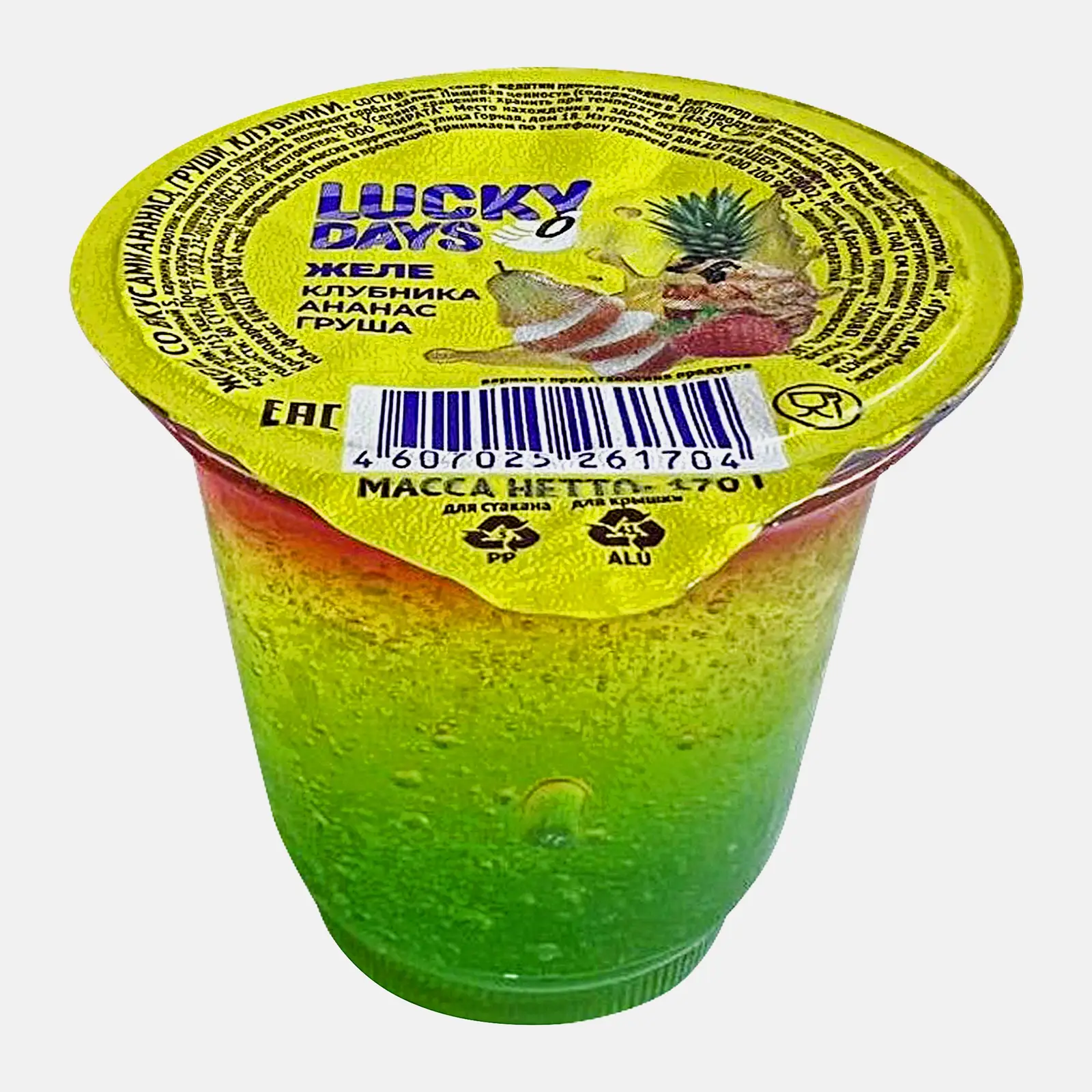 Желе Lucky Days аромат микс 170г
