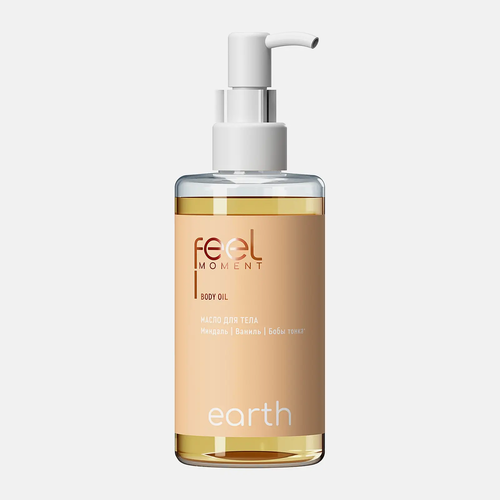 Масло для тела миндаль ваниль бобы тонка Feel Moment 185мл