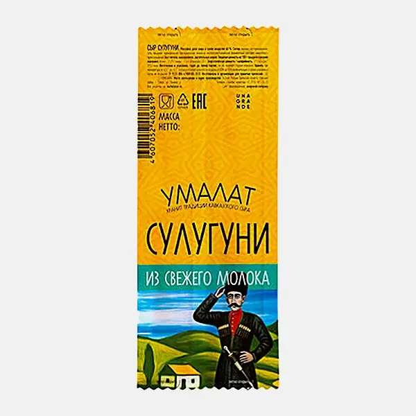 Изображение товара Сыр сулугуни Умалат палочки 40% для закуски и готовки Изображение товара Сыр сулугуни Умалат палочки 40% для закуски и готовки