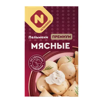 Изображение товара Пельмени Останкинские мясные премиум 400г