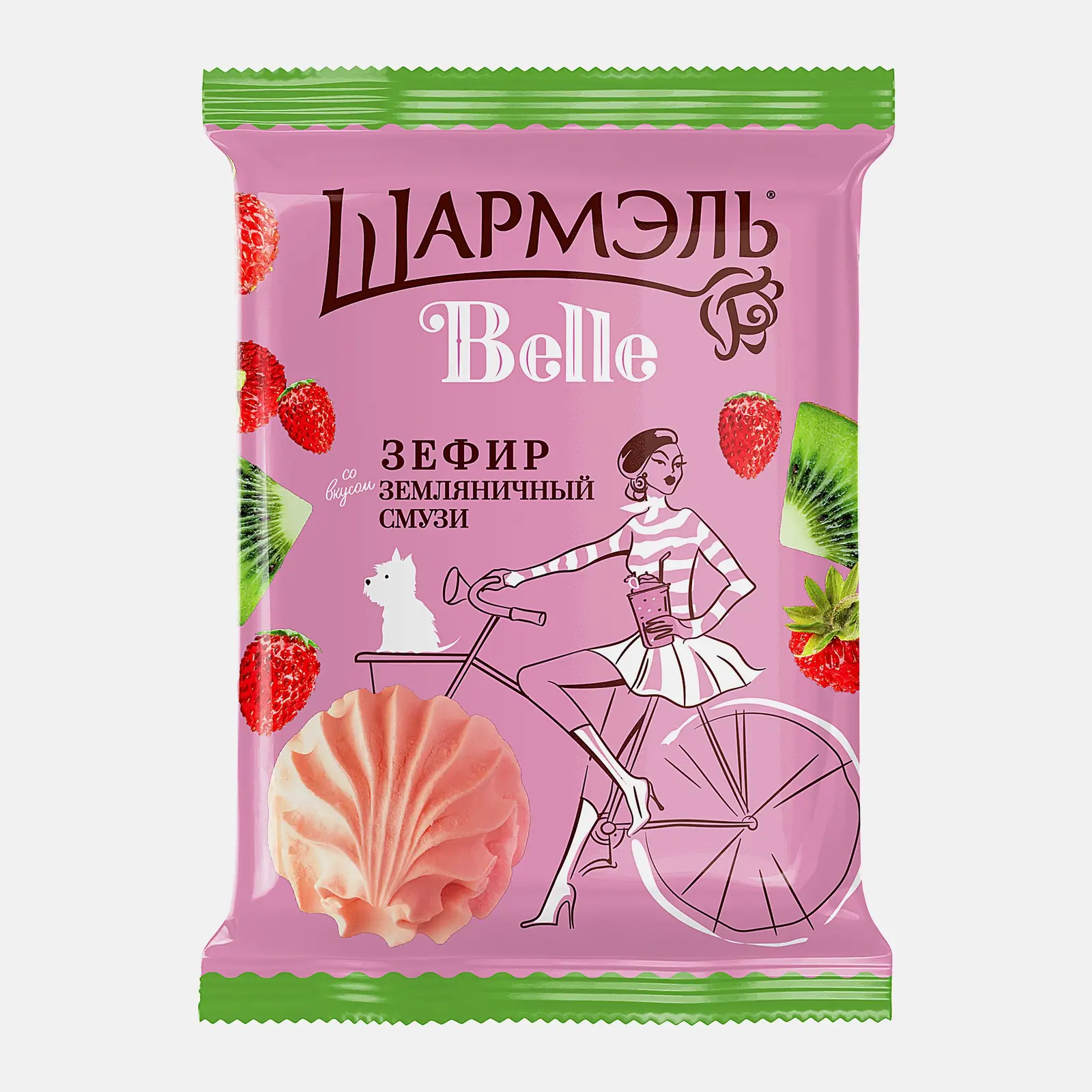 Зефир земляничный смузи Шармэль Belle 150г Зефир земляничный смузи Шармэль Belle 150г