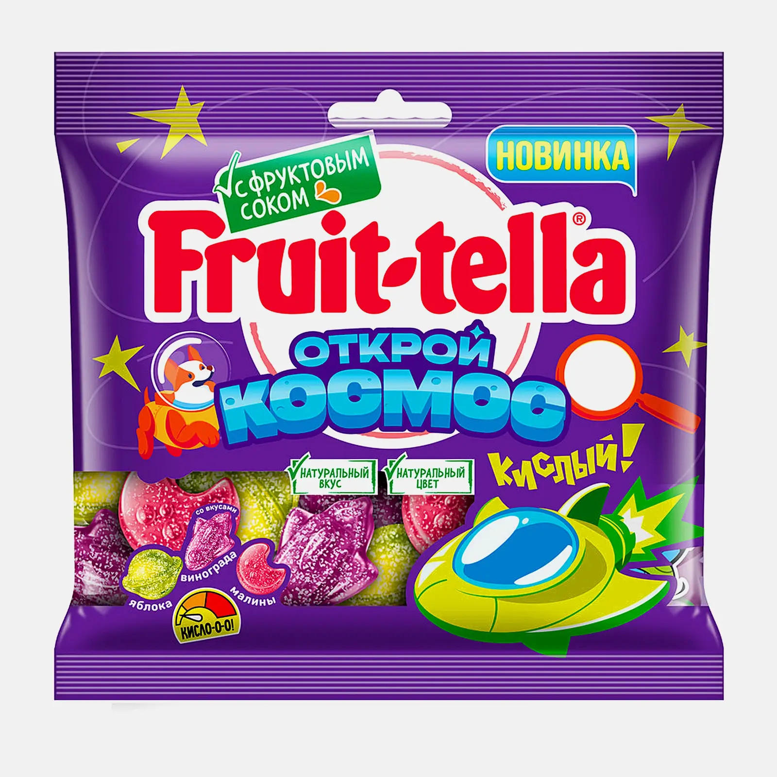 Изображение товара Мармелад жевательный Fruittella Открой космос 100г