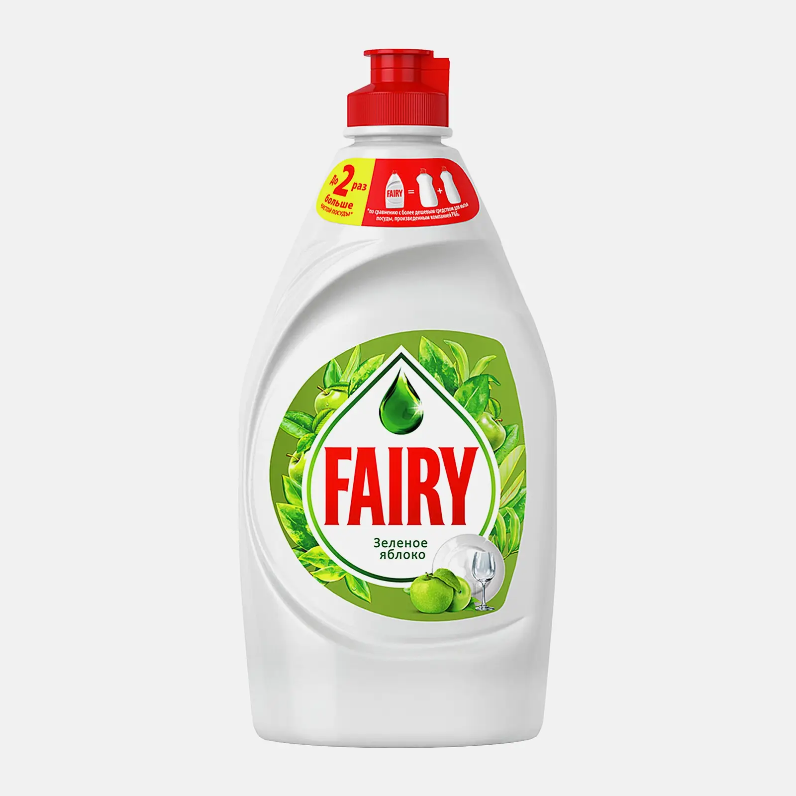 Средство для мытья посуды Зелёное яблоко Fairy 450мл в ассортименте Средство для мытья посуды Зелёное яблоко Fairy 450мл в ассортименте