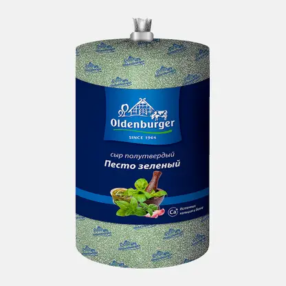 Сыр Песто зелёный Oldenburger 45% весовой