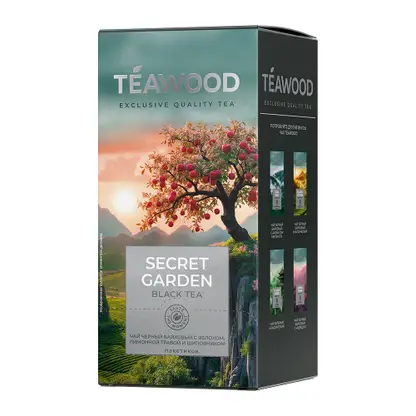 Изображение товара Чёрный чай Secret Garden Teawood 25пак