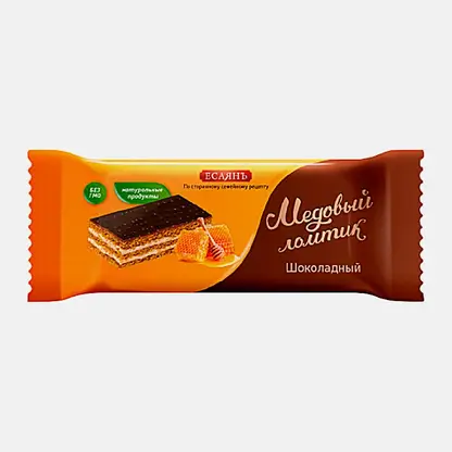 Пирожное Медовый ломтик шоколадный 41г