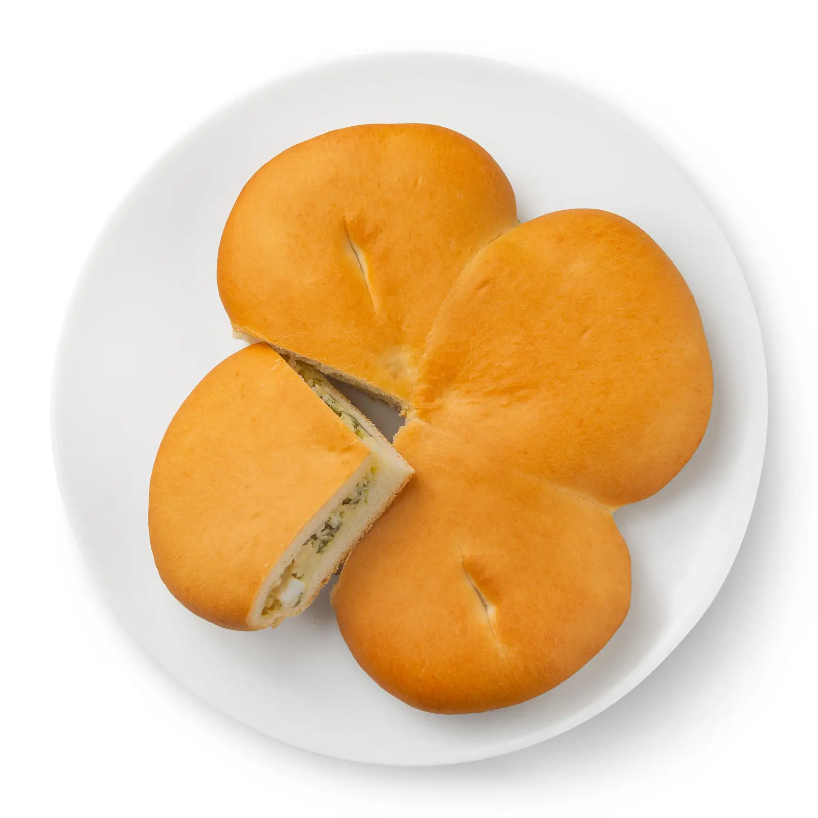 Изображение товара Пирог с начинками яйцо с зеленым луком и творогом 200г Ramonti Pies