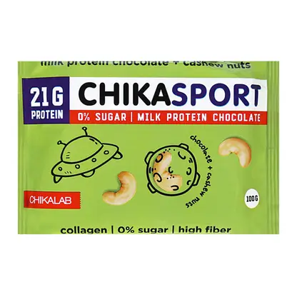 Изображение товара Шоколад Chikalab молочный c кешью 100г