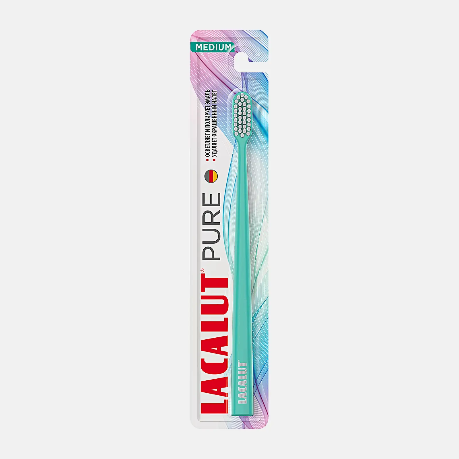 Зубная щетка Lacalut Pure Medium - фото 3 Зубная щетка Lacalut Pure Medium - фото 3