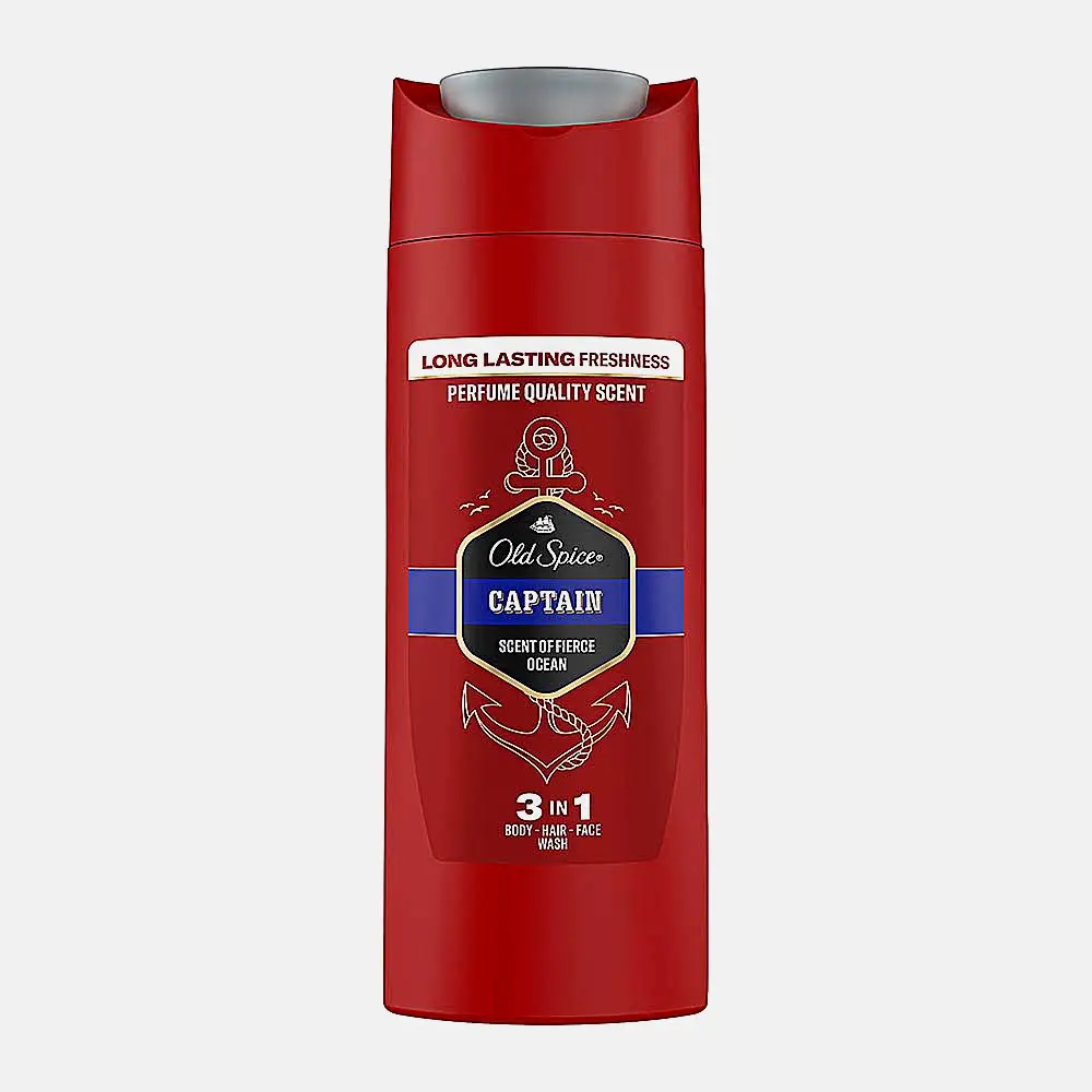 Гель для душа и шампунь Captain Old Spice 90мл